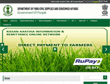 Tablet Screenshot of foodsuppb.gov.in